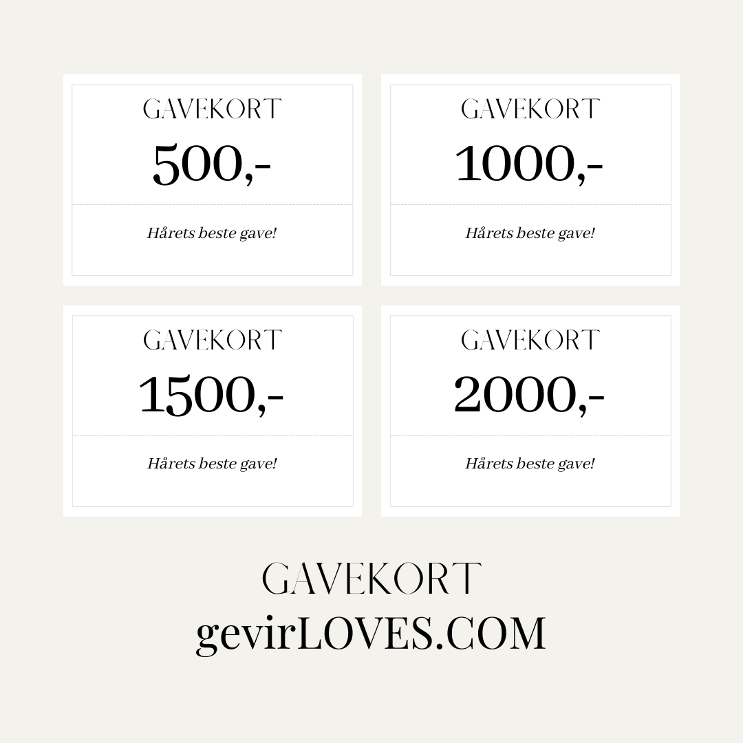 Gavekort gevirLOVES.COM