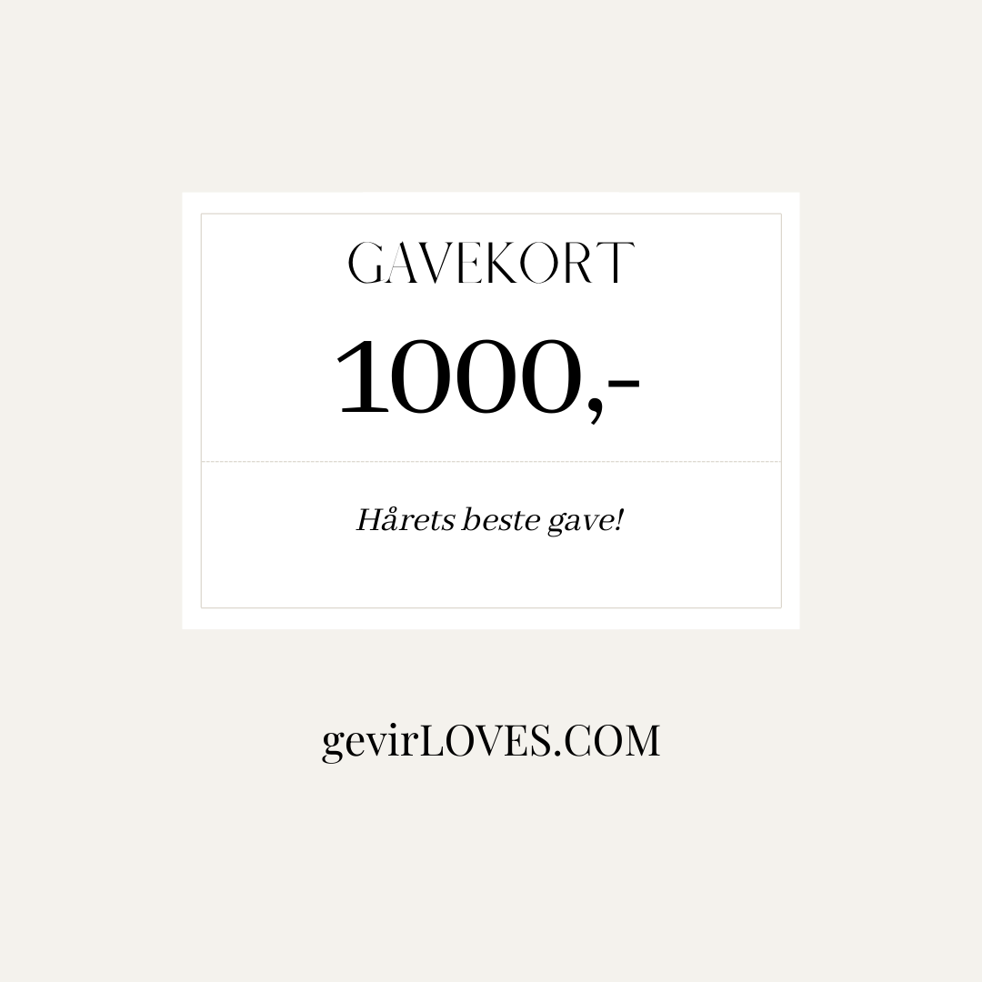 Gavekort gevirLOVES.COM