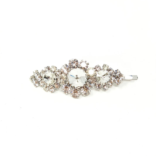 The Royal Crystal Hair Pin Silver