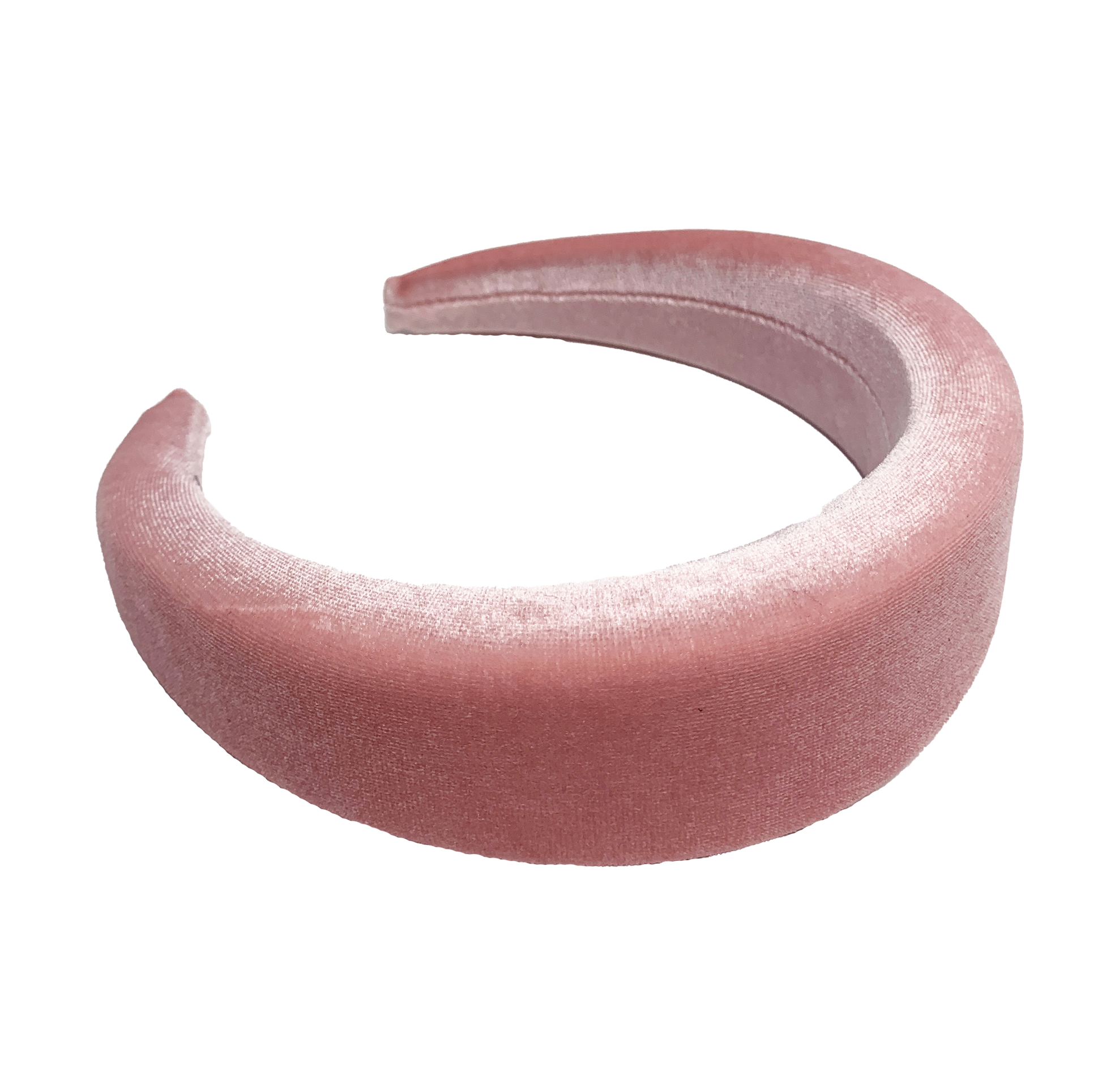 Padded velvet in pink color