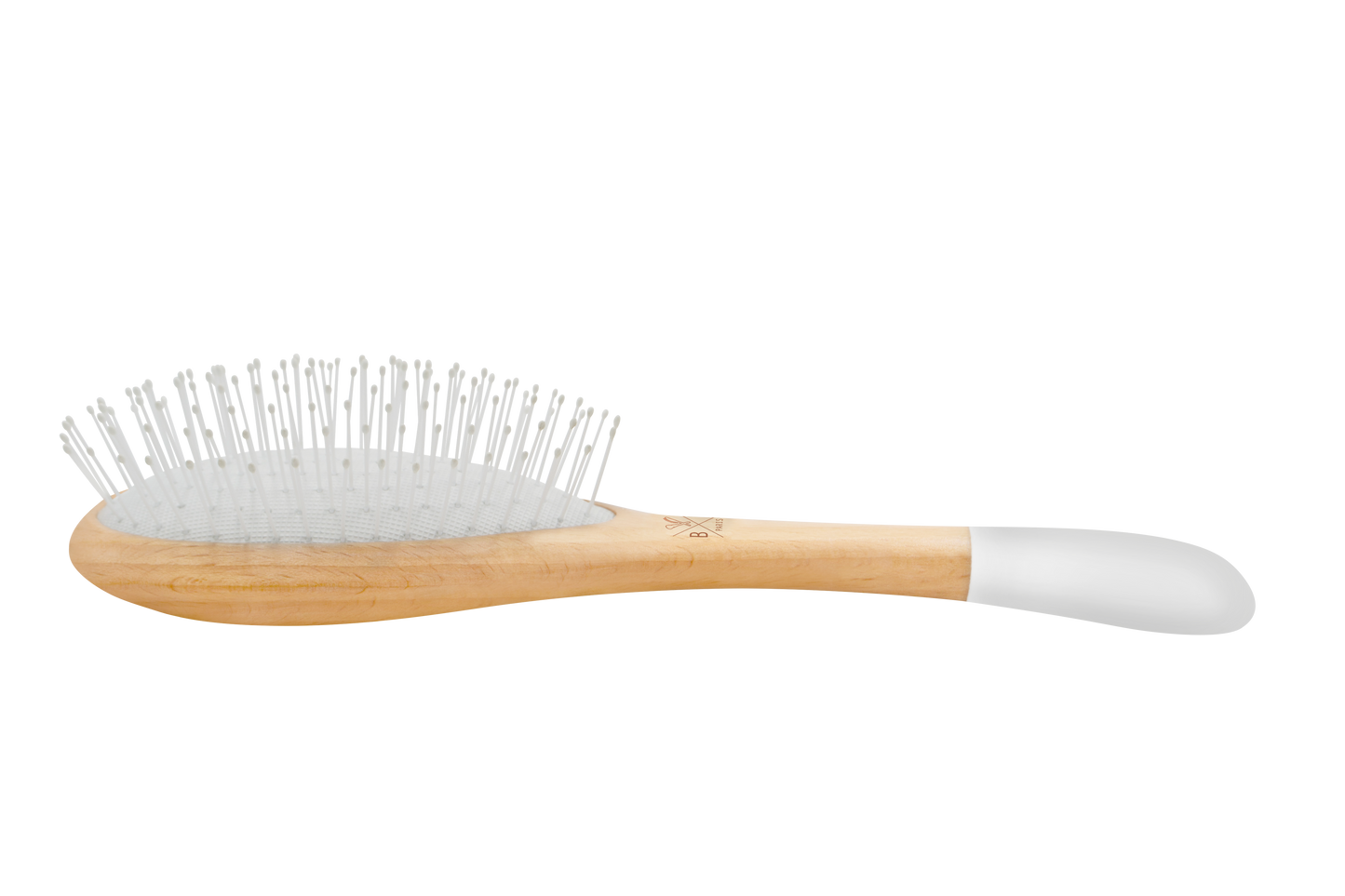 Wooden detangling brush - Nylon bristles, small