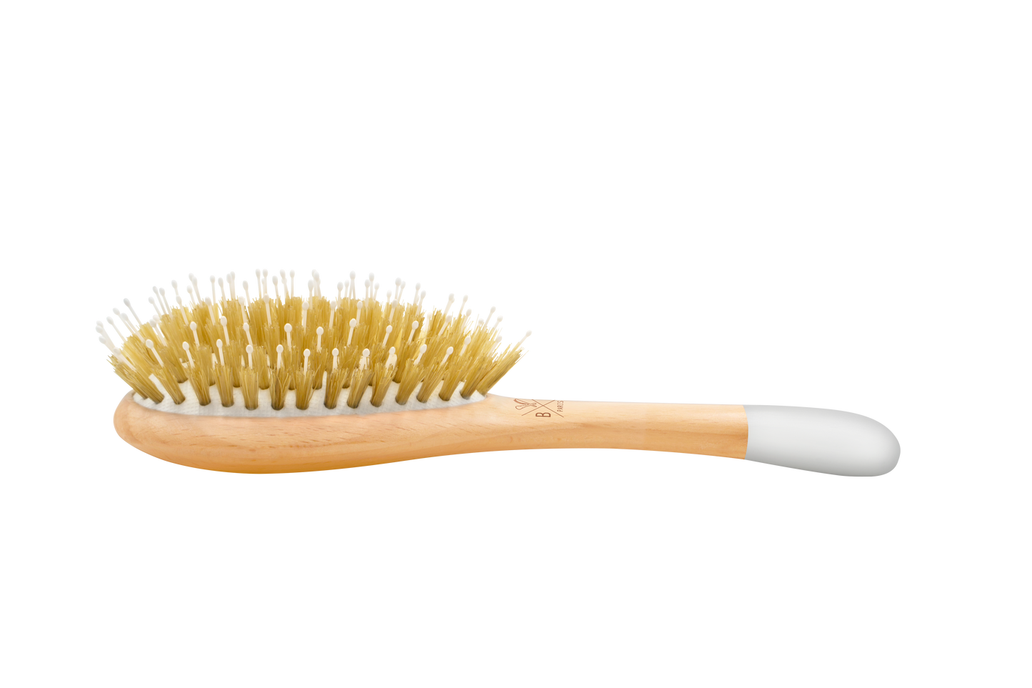 Wooden hair brush - Boar & Nylon bristles, small