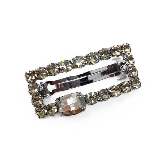 Starring Cushion Crystal Hair Clip Black