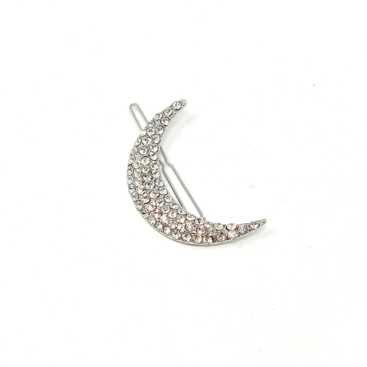 The Moon Hair Clip Silver