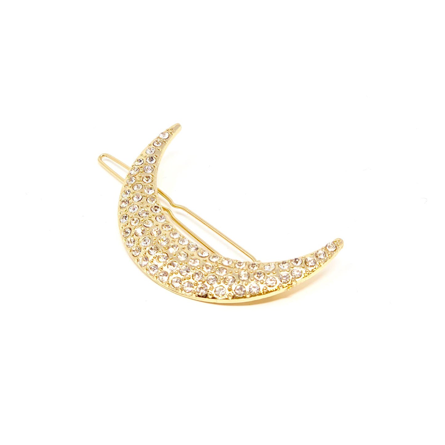 The Moon Hair Clip Gold