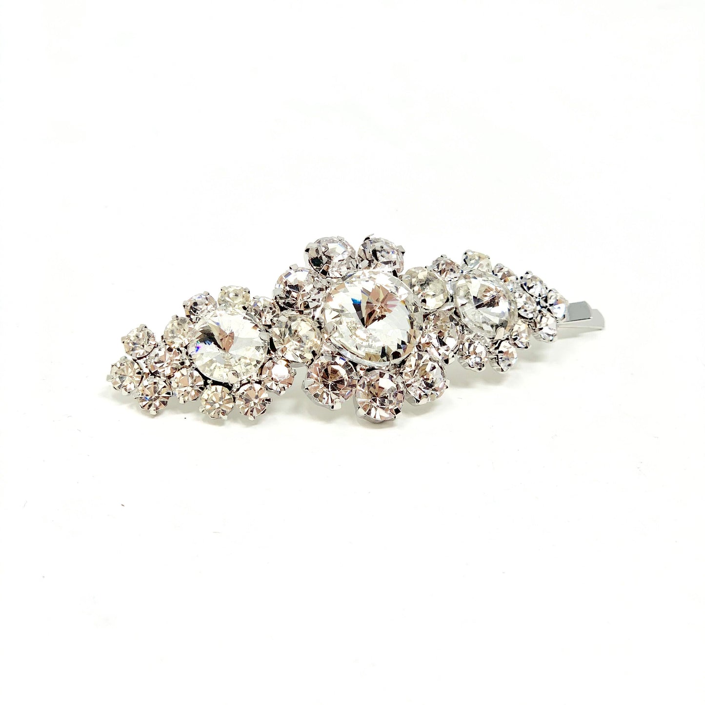 The Royal Crystal Hair Pin Silver