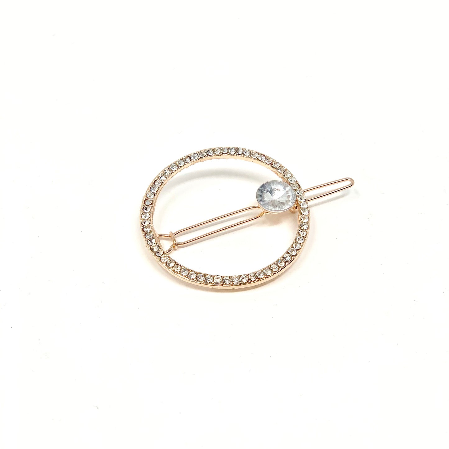 Crystal Circle Pin