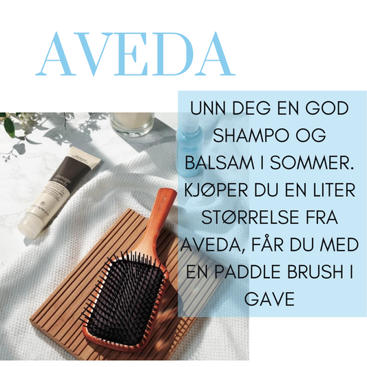 Kjøp Aveda Liter og få Paddle brush i gave!