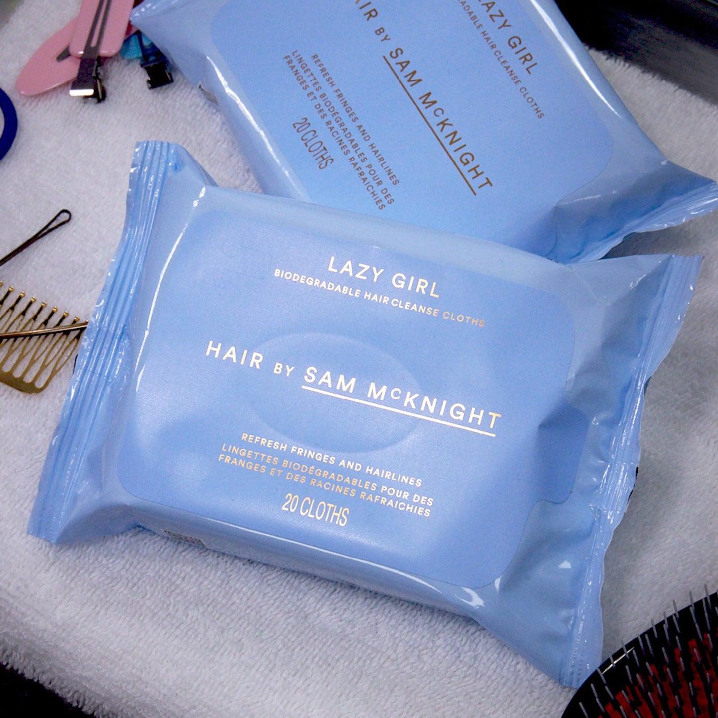 Lazy Girl Biodegradable Hair Cleanse Cloths