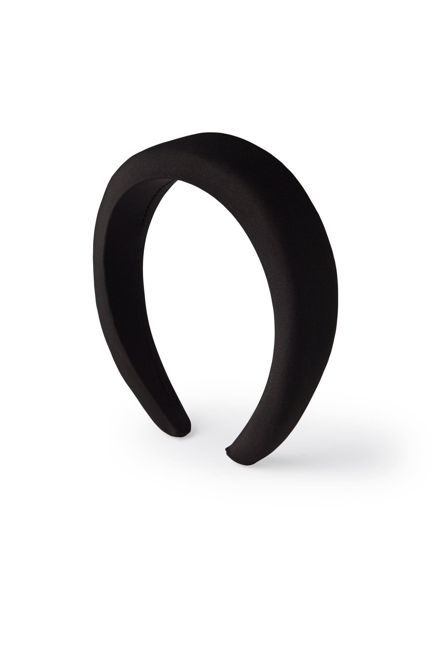 Padded hairband in black color