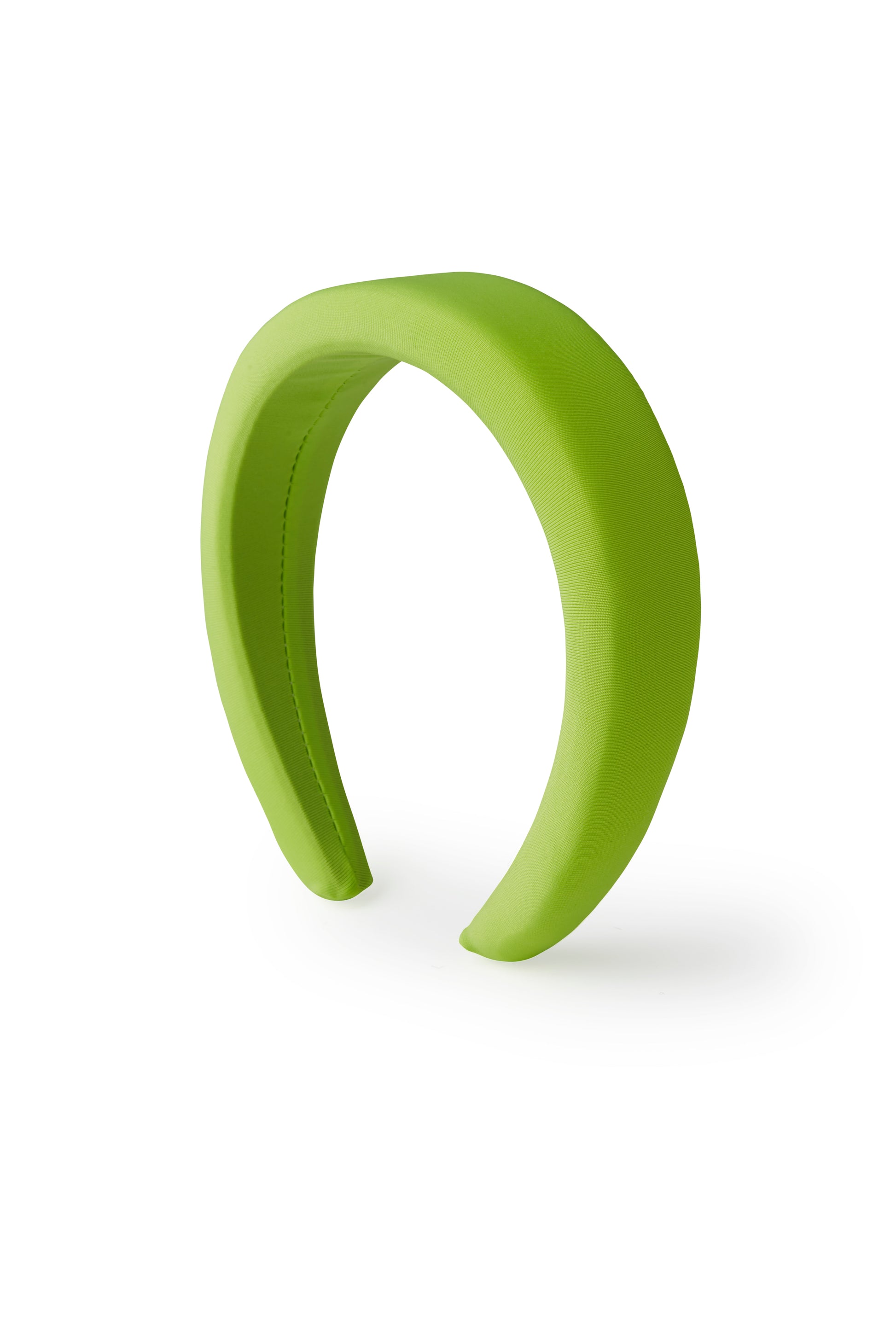 Padded hairband in neon green color