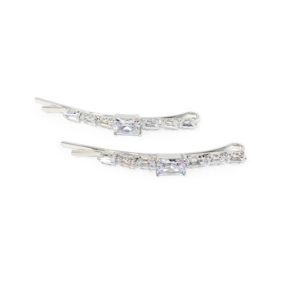 Radiant Crystal Center Hair Pin 2pk